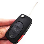 Audi A4 3+1 buttons folding Remote key 4D0 837 231 G 315MHz with 48 chip
